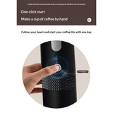 Portable Coffee Machine Ground Coffee Handheld Coffee Maker Manually Operated for Camping Hiking, V1192-AZ-W-0026