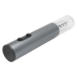 Electric Wine Bottle Opener Automatic Corkscrew W/Foil Cutter Pourer Vacuum StopperSilver Gray V1294-YM0718-3118200270812