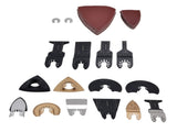 81Pcs/Set Oscillating Saw Blades Kit High Carbon Steel Multitool Blade Quick Release Cutting Tool V1294-YM0901-3111210263211