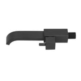 G1/2 Male Thread Bathroom Balcony Mop Faucet Copper Wall in Single Cold Water Tap Matte Black V1294-YM0901-3112210086911