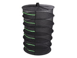 Herb Drying Rack Breathable Mesh Hanging Foldable Dryer with Zippers Ring for Garden Plant V1294-YM0715-3111210456311