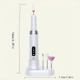 Pink Wireless Charging Nail Drill, 3-Speed Adjustable, Professional-Level Care in One Tool V1232-MJDMJ001