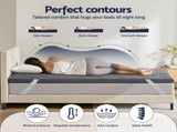 Giselle 8cm Memory Foam Mattress Topper Gel Dual Layer Foam Bamboo Single MATTRESS-TOP-DL-8-S