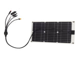 Solar Battery 50W 4 Connectors Monocrystalline Silicon High Efficiency Portable Solar Charger V1294-YM0626-3114220114411