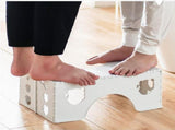 Foldable Toilet Stool, NonSlip Bathroom Potty Step Stool Adults & Kids, Portable Squat Stool V1188-MS-730-035