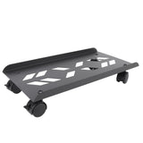 Computer Tower Stand with Wheels Ventilated Steel PC Mobile CPU Stand for Gaming Office Desk V1294-YM0901-3117250019511