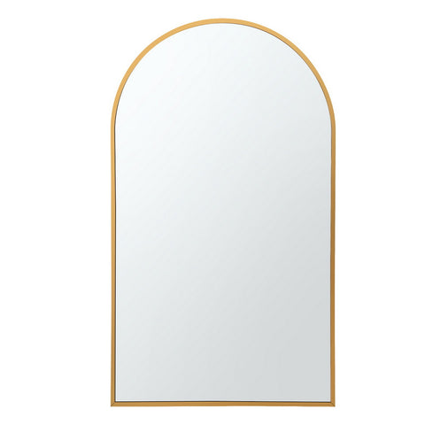 Embellir 86x50cm Arched Wall Mirror Vanity Makeup Home Decor MM-E-WALL-OVAL-GD-5086