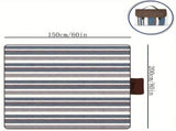 Double-layer Nylon Picnic Mat High-density Waterproof Base Nylon Padding Lightweight Foldable with V1232-YCT001