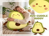 Avocado Plush Toy Soft Stuffed Animal Doll Short Plush Cotton Material for Home Car Decor Camping V1369-AZ3-W-14344