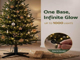 Jingle Jollys Christmas Tree Stand 360&deg Rotating for Xmas Tree Up to 2.7M with Remote Control XM-TR-E-STAND