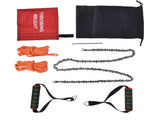 High Reach Hand Chain Saw 48inch Compact Portable Rope Saw for Outdoor Camping Hunting Backpacking V1294-YM0523-3111220044211