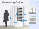 The Door Organizer 5 Shelf Hanging Closet Organizers and Storage Organizer for Closet, Nursery, V1370-AZ4-00386