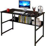 Computer Desk Table Study Table With Shelf - Black V957-AM0026K-1