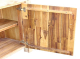 Buffet Sideboard in Oak Colour Constructed with Solid Acacia Wooden Frame Storage Cabinet with V43-BFT-NOW-OAK