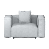 Artiss Modular Sofa Chaise Set 1-Seater Grey SBED-E-FA-02-GY-AB