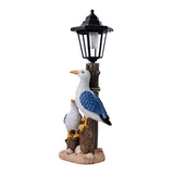 Darzheoy Pelican Garden Statue with Solar Lantern Pelican Solar Light for Outside Decor Sculptures & V1189-WXFWAL-20260326-02374