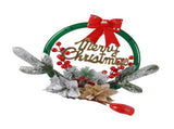 Christmas Wreath Lightation Artificial Red Berry Pine Needle LED Lighted Christmas Wreath V1294-YM0901-3119240059612