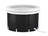 Weisshorn Portable Ice Bath Tub 70X80CM Inflatable Folding Bathtub Spa Massage ICE-TUB-70X80-BK