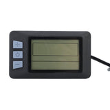 Electric Bike LCD Display, Multi Function Bicycle Speedometer Odometer Waterproof Bike Display Meter V1192-AZ-W-11494