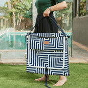 Lazy Dayz Fold Up Beach Lounger - Makena V915-LD0121-MK