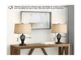 Lamp Shades Natural Linenshades 12.6x11.6x9.8Inch High Replacement Fabricshades for Table V1369-AZ3-W-12701