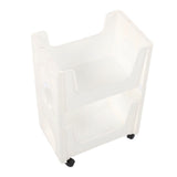 Storage Cart Large Capacity Thickened Mobile Storage Rack with Lockable Casters for Books Toys V1294-YM0901-3117230188511