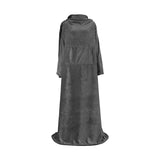 Portable Blanket with Sleeves Winter Soft Sherpa Weighted Blanket Sofa Blanket Adult Warm Long Lazy V1188-ZX-Y102041