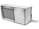 Silver AC Unit Cover Air Conditioner Unit Aluminum Foil Dustproof Rainproof Sunshield Cover V1294-YM0706-3117230150114