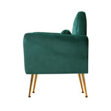 Artiss Armchair Green Velvet Caroline UPHO-C-ARM-8026-GR