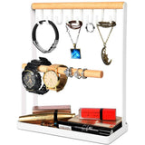 Wooden Jewelry Stand Multifunctional Jewelry Organizer Jewelry Display Stand V1294-YM0717-10065479
