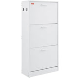 VEVOR Shoe Cabinet with 3 Flip Drawers, Shoe Storage Cabinet for Entryway, 23.6 x 9.33x 47.2 inch V952-FCXJ3C2028INQX03MV0