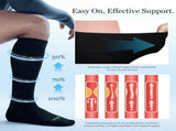 Bamboo Viscose Graduated Compression for Women&Men - Chioned Knee-High 20-30 mmHg Support V1258-DP02-F-507