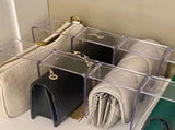 Handbag Organizer Household Transparent Bag Storage Rack Bed Room PC Mini Purse Shelf 3 Section V1294-YM0703-3117230123711