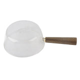 Glass Milk Pot with Wooden Handle V Shaped Spout Noodles Saucepan Home Kitchen Cookware V1294-YM0714-3118210298912