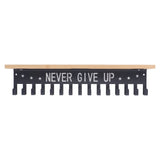 Metal Award Display Trophy Shelf Bamboo Trophy Shelf Metal Wall Mounted Medal Display Hanger V1294-YM0706-3115230067311