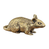 HOOWIFFY Brass Lucky Rat Figurine Traditional Feng Shui Sculpture for Home Decor and Office Display V1189-WXFWAL-20260326-02543