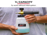 Jet-USA Soap Foam Snow Cannon with 1L Bottle, Works with Petrol and some Electric Pressure Washers V219-TOLFCABM100A