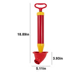 Toilet Plunge Blaster, High Pressure Toilet Plunger, Drain Sinks and Plumbing Clogs, High-Pressure V1369-AZ3-W-09675