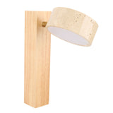 LED Wall Mounted Light Rotation Warm Light Hardwired Wall Sconces Lamp for Bedroom Original Wood V1294-YM0901-3119250032711