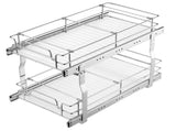 12"Wx21"Dx15"H Pull Out Cabinet Organizer, Heavy Duty Slide Out Pantry Shelves, Steel Roll Out V952-FZSLLDGGEC12VMAA1V0