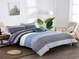 Stripe Elara Ivy Quilt / Doona / Duvet Cover set V745-AQ080651E3
