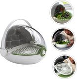 Portable Silkworm Transport Container Kids Outdoor Toys Reptile Feeding Box Transparent Animal V1370-AZ4-06554