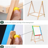 CARLA HOME 2-in-1 Kids Art Easel Chalkboard & Whiteboard V178-36513