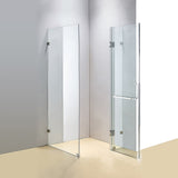 1000 x 900mm Frameless 10mm Glass Shower Screen By Della Francesca V63-831111