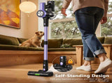Cordless Vacuum Cleaner, 55Kpa/55mins Self-Standing Powerful Stick Lightweight Vacuum Cleaner for V1313-AU-H28V