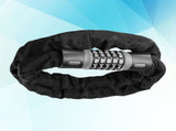 Heavy Duty Combination Chain Lock for Bikes, Grey Hardened Steel with 5-Digit Resettable Password V1369-AZ3-W-20178