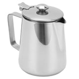 Milk Frothing Pitcher 304 Stainless Steel Milk Frother Coffee Cup with Cover for Home Coffee V1294-YM0714-3118210198512