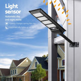 Leier 320 LED Solar Street Light Flood Motion Sensor Remote STL-OP-320-B