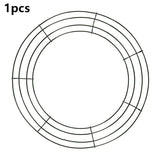 Metal Wreath Round Iron Ring For Christmas V1142-LP1005005037927665