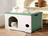 Pawz Outdoor Indoor Dogs Kennel Plastic Puppy Pet House PT1338-GN-AU